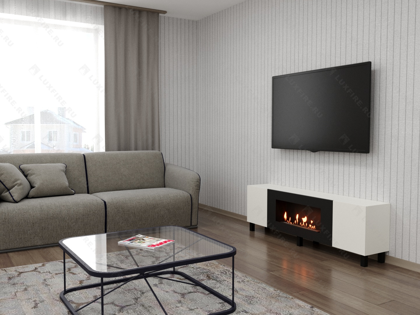 Тумба универсальная Lux Fire "Байкал Н" 1600, ножки, белый, с биокамином 900 Тумба универсальная Lux Fire "Байкал Н" 1600, ножки, белый, с биокамином 900 по цене 68 413 руб.