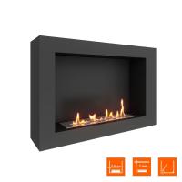 Биокамин SteelHeat WALL ONE 800 черный Биокамин SteelHeat WALL ONE 800 черный