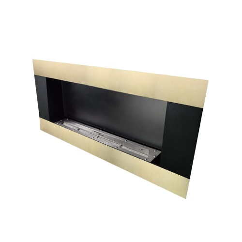 Биокамин "Русский огонь" Голд 1100V встраиваемый с защитным и декоративным стеклом