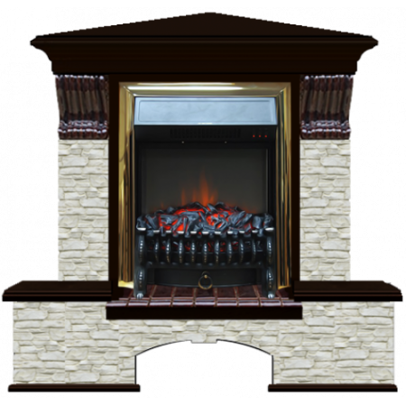 Бостон К Грот однотонный угловой (венге)+Fobos Brass Бостон К Грот однотонный угловой (венге)+Fobos Brass