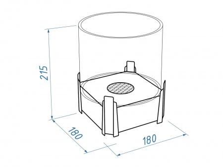 Настольный биокамин Lux Fire Зодиак "Стрелец" Чёрный по цене 15 000 руб.