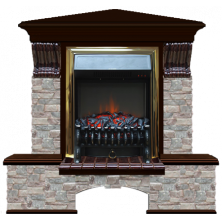 Бостон К Грот цветной угловой (дуб)+Fobos Brass