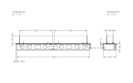 Встраиваемый биокамин Spartherm ebios-fire Quadra Inside II SL Встраиваемый биокамин Spartherm ebios-fire Quadra Inside II SL по цене 202 100 руб.