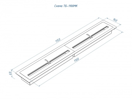 Топливный блок GOOD FIRE 1100 МУ по цене 56 170 руб.