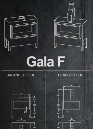 
Газовая топка Vero Design GA 3 F
