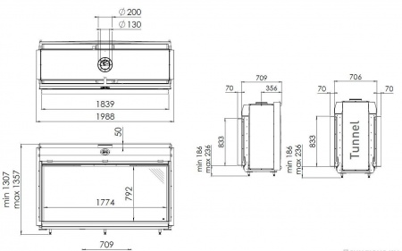 Газовый камин DRU Cosmo RCH Газовый камин DRU Cosmo RCH