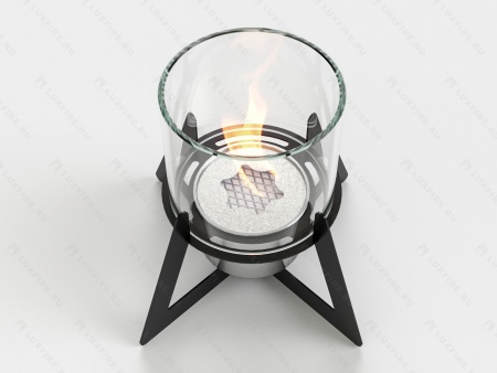 Настольный биокамин Lux Fire "Альфа" (черный) Настольный биокамин Lux Fire "Альфа" (черный) по цене 9 922 руб.