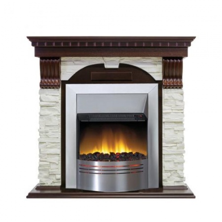 Dublin арочный сланец белый (темный дуб)+Avola SS